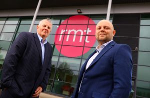 (from left) Stephen Slater, managing director at RMT Accountants & Business Advisors, with RMT's new head of corporate finance Michael McCulloch